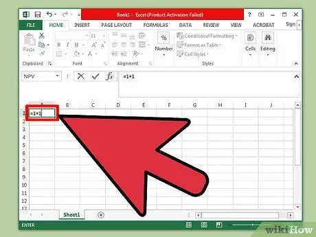 Pridėkite „Excel“6 veiksme