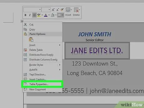 Make Business Cards in Microsoft Word Step 24