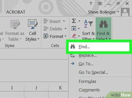 Etsi ja korvaa Excelissä PC- tai Mac -tietokoneessa Vaihe 4