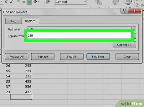 በፒሲ ወይም ማክ ደረጃ 7 ላይ በ Excel ላይ ይፈልጉ እና ይተኩ