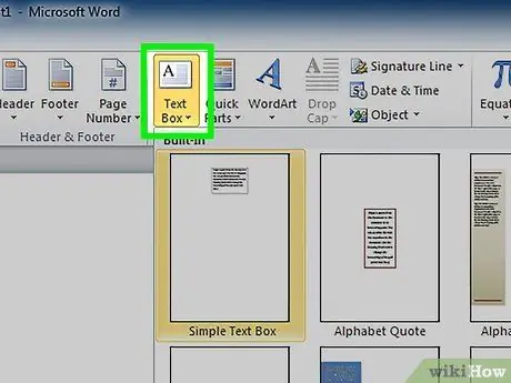 Promijenite orijentaciju teksta u programu Microsoft Word 2. korak