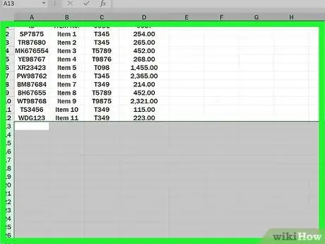 Smanjite veličinu Excel datoteka 9. korak