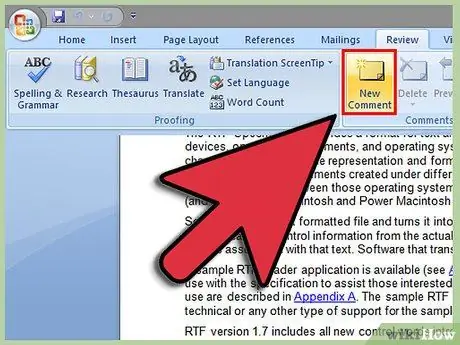 Voeg een opmerking toe in Microsoft Word Stap 7