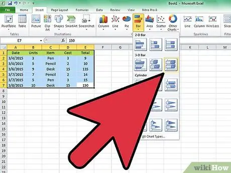 Buat Grafik Menggunakan Spreadsheet Langkah 5