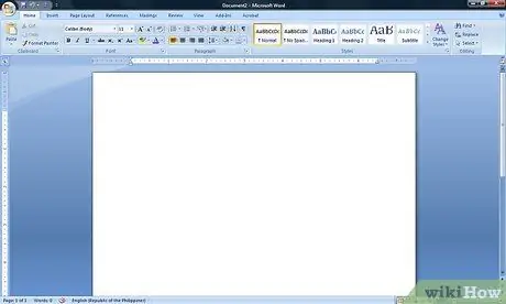 Tsim thiab Nruab Cov Cim hauv Microsoft Word Kauj Ruam 1