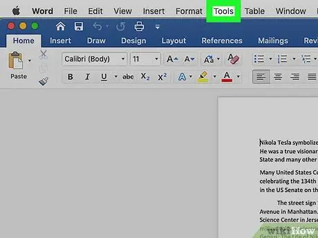 Changer la langue dans Word Étape 17