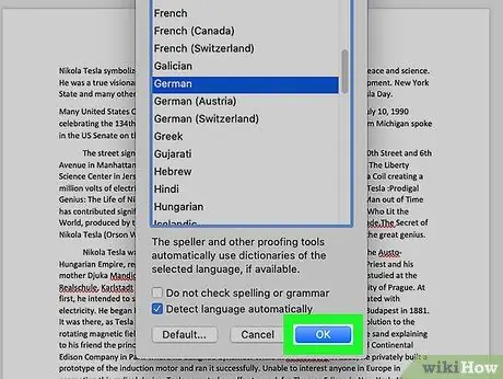 Change the Language in Word Step 20