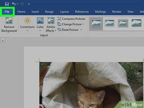 Zmanjšaj na velikost datoteke Microsoft Word 10. korak