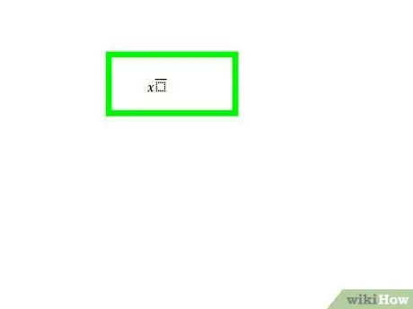 Създайте символ X Bar в Word Стъпка 12