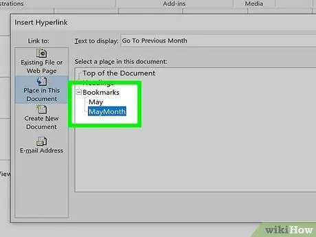 Insira um hiperlink no Microsoft Word Etapa 21