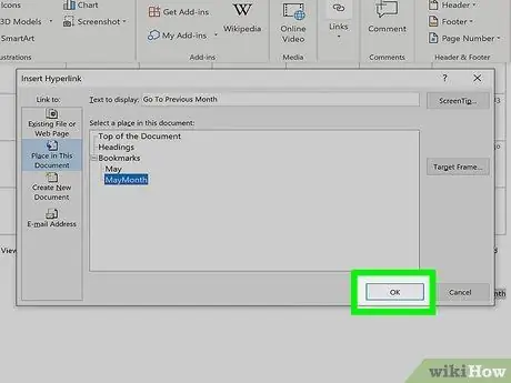 Insérer un lien hypertexte dans Microsoft Word Étape 23