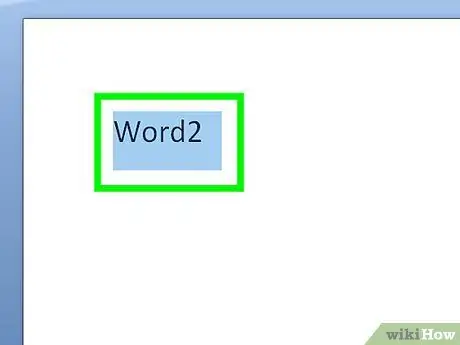 Създайте индекс в Word Стъпка 10