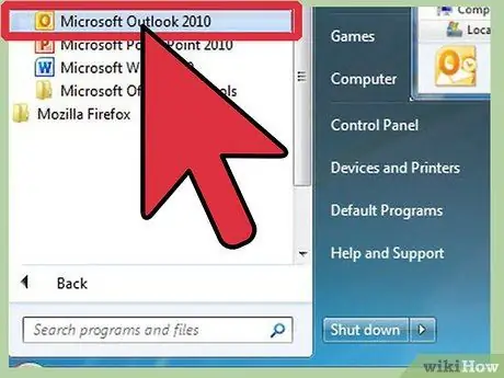 Creeu una regla a l'Outlook per reenviar el pas 1