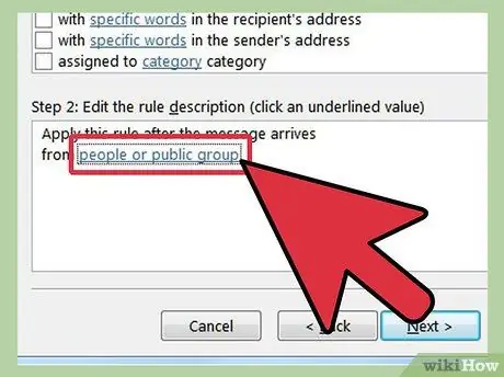 Lumikha ng isang Panuntunan sa Outlook upang Ipasa ang Mail Hakbang 13