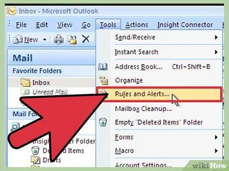 Cree una regla en Outlook para reenviar correo Paso 9