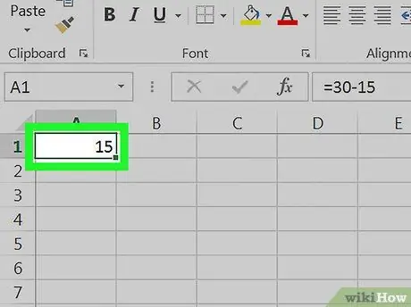 Kurangi di Excel Langkah 17