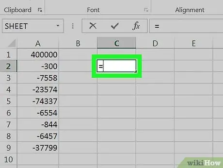 Atņemiet programmā Excel 24. darbība