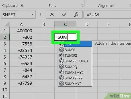 Subtract in Excel Step 25