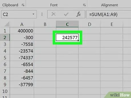 Toa katika Excel Hatua ya 27