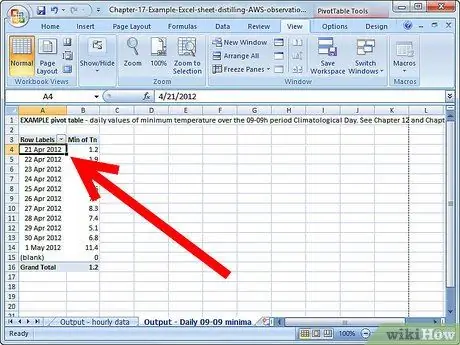 Tambahkan Filter ke Tabel Pivot Langkah 4