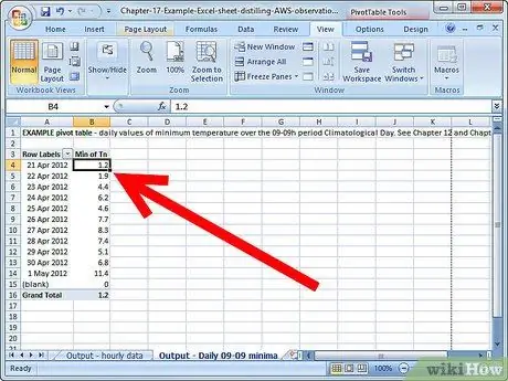 Ajouter un filtre au tableau croisé dynamique Étape 5