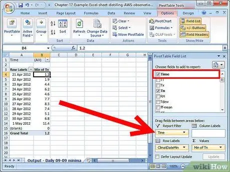 Ntxiv Lim rau Pivot Table Kauj Ruam 6