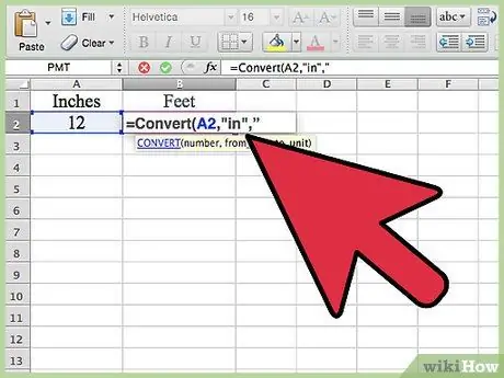 Konvertera enkelt mätningar till Microsoft Excel Steg 7