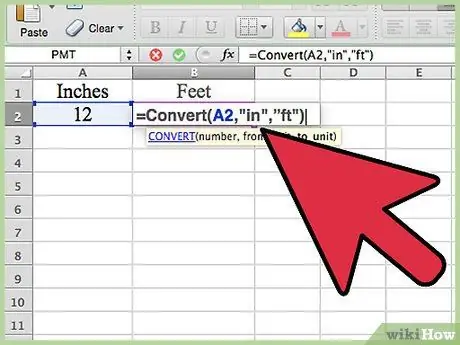 Lengvai konvertuokite matavimus į „Microsoft Excel“8 veiksmas