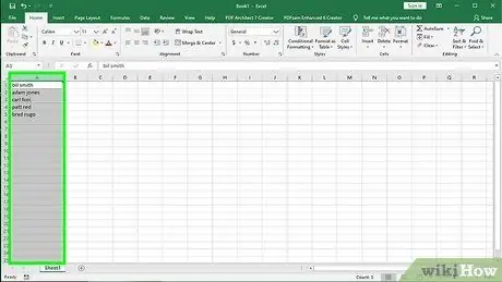 Alterar de minúsculas para maiúsculas no Excel Etapa 20