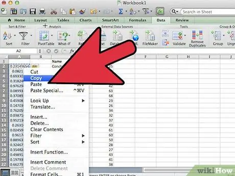 Créer un échantillon aléatoire dans Excel Étape 5