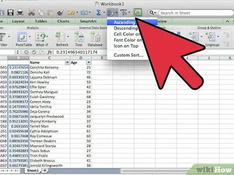 Créer un échantillon aléatoire dans Excel Étape 7