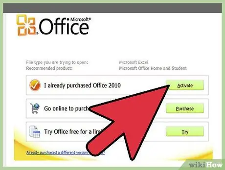 Microsoft Office 2010 -ийг идэвхжүүлэх 10 -р алхам