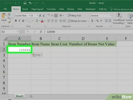 Tsim ib daim ntawv teev cov khoom lag luam hauv Excel Kauj Ruam 13