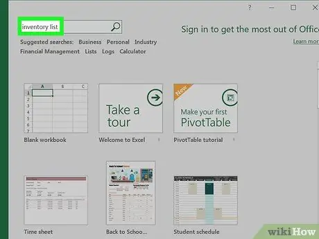Excel -də bir inventar siyahısı yaradın Adım 3