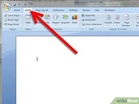 สร้างตารางอย่างง่ายใน Microsoft Word ขั้นตอนที่ 2