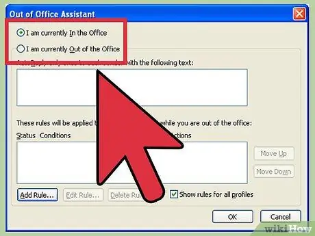 در Microsoft Outlook Assistant Out of Office را روشن یا خاموش کنید مرحله 11