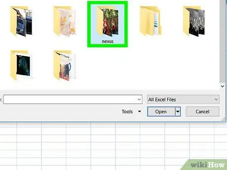 قم بإنشاء صورة من جدول بيانات Excel الخطوة 2