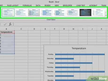 Lav en søjlediagram i Excel Trin 10