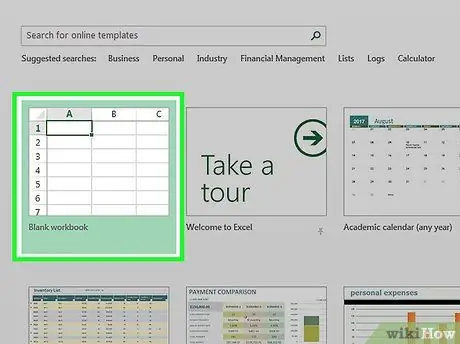 Izveidojiet joslu diagrammu programmā Excel 2. darbība