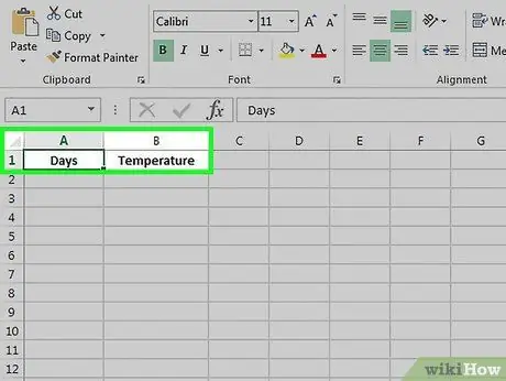 Izveidojiet joslu diagrammu programmā Excel 3. darbība