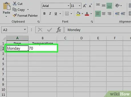 Maak een staafdiagram in Excel Stap 4