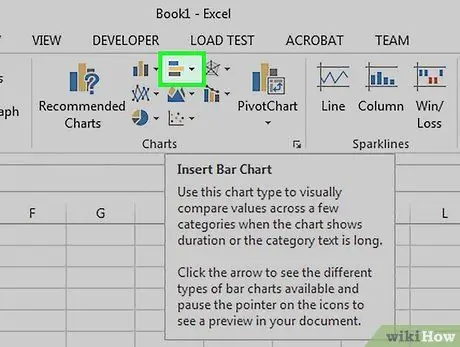 Maak een staafdiagram in Excel Stap 8