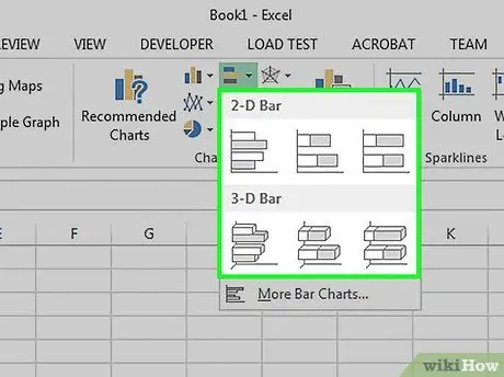 Vytvorte stĺpcový graf v programe Excel, krok 9