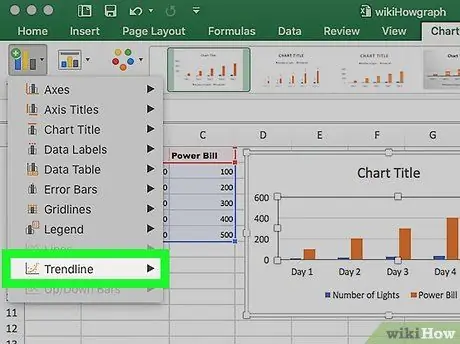 Faça a análise de tendências no Excel, Etapa 13