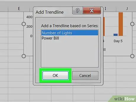 Do Trend Analysis in Excel Step 7