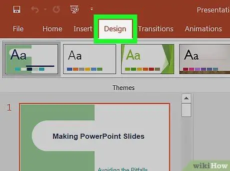 Alterar as cores do hiperlink na etapa 2 do PowerPoint