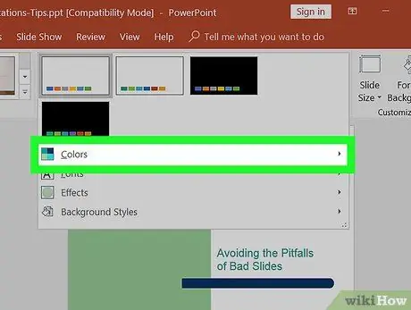 Change Hyperlink Colors in PowerPoint Step 4