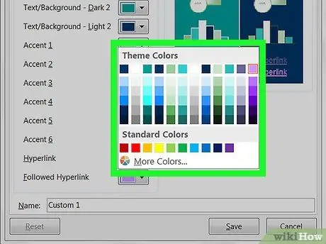 Cambiar los colores del hipervínculo en PowerPoint Paso 7