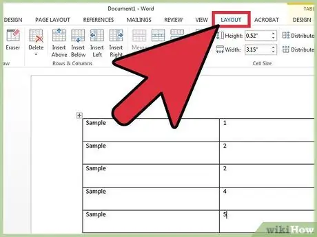 Microsoft Word चरण 2 में एक और पंक्ति जोड़ें