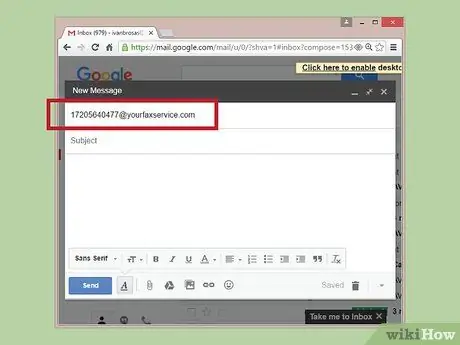 Sähköposti faksiin Vaihe 4